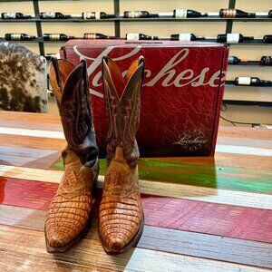 Womens Lucchese Caiman boots size 10